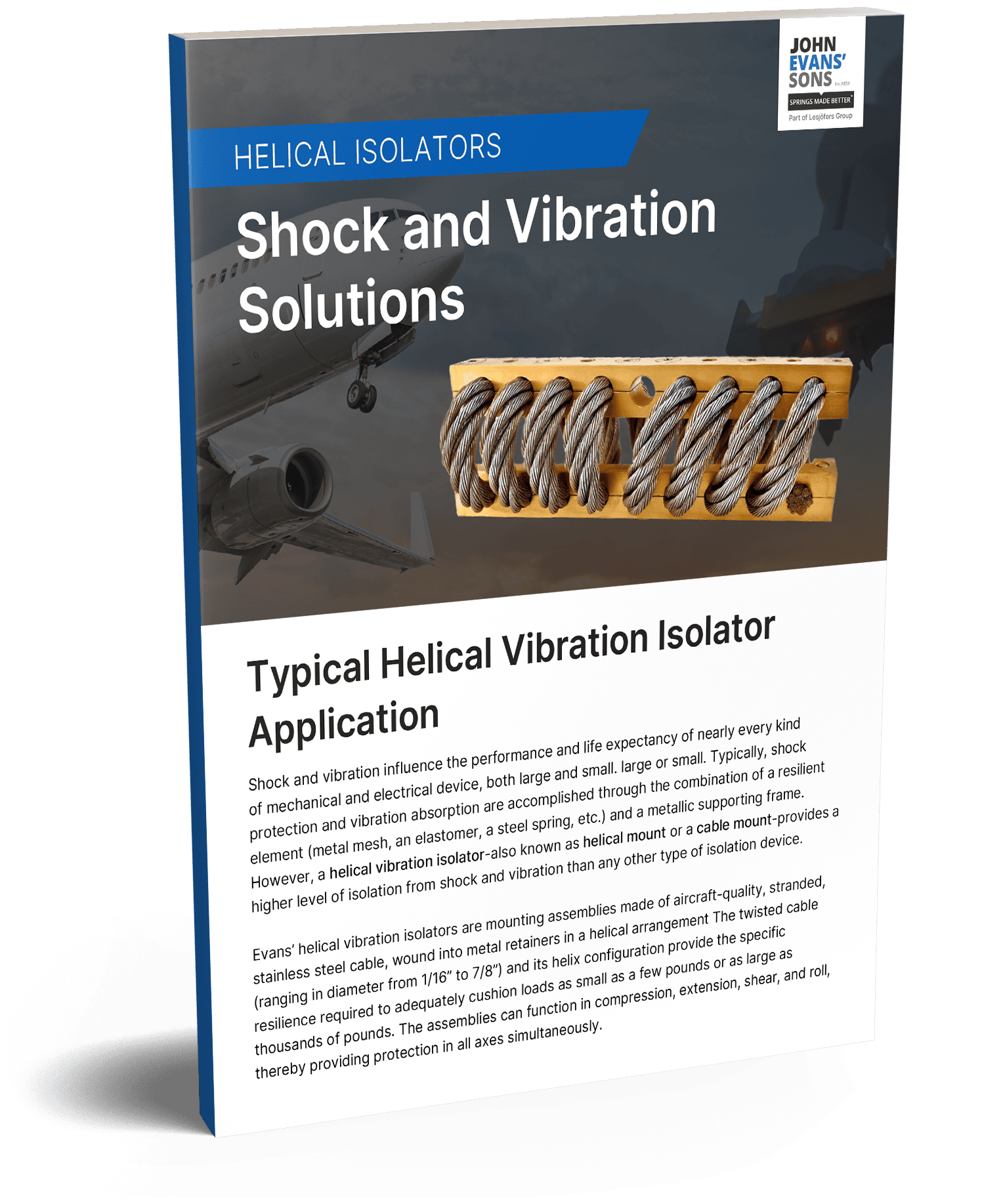 Helical Isolators: Shock and Vibration Solutions