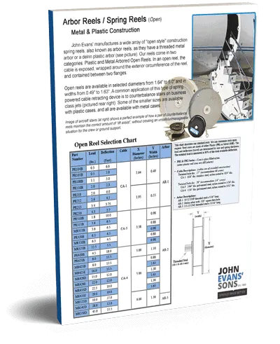 Aerospace-Large-Reel-Info-Selection-Chart-Sales-Sheet