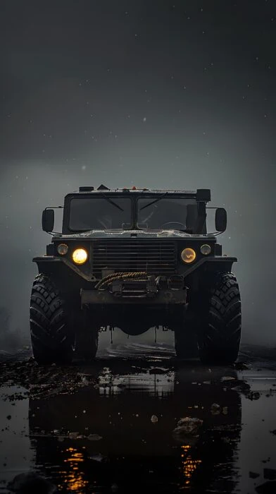 The Role of Helical Springs in the Defense Industry armed vehicle for military use, vehicle barely visible.