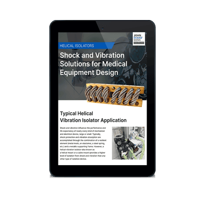 Helical Isolators for Medical Equipment Design