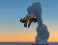 Robotic arm in sunset representing the use of constant force springs in robotics. John Evans’ Sons is proud to manufacture custom springs and components that meet the highest standards for industrial robotic devices.