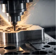 Picture of machine doing custom tooling.