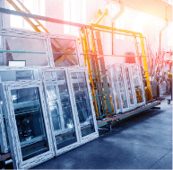 Windows in manufacturing warehouse, stacked up and ready to ship. As the world leader in constant force spring technology,John Evans’ Sons (est. 1850) has produced well over 100 million high performance window balance products.