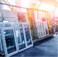 Windows in manufacturing warehouse, stacked up and ready to ship. As the world leader in constant force spring technology,John Evans’ Sons (est. 1850) has produced well over 100 million high performance window balance products.